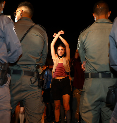 הפגנה בירושלים, החודש / צילום: Oded Balilty, Associated Press