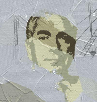 שלומה פוגל / צילום: ויקימדיה. עיבוד תמונה: ורד שדמי שלמה