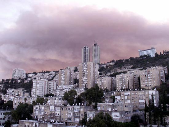 שריפה בכרמל חיפה / צלם: יחצ