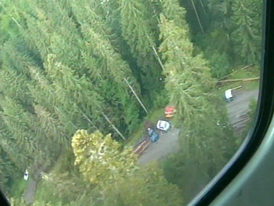 מסוק יסעור החיפושים ברומניה / צלם: מתוך שידורי ערוץ החדשות 2 באינטרנט