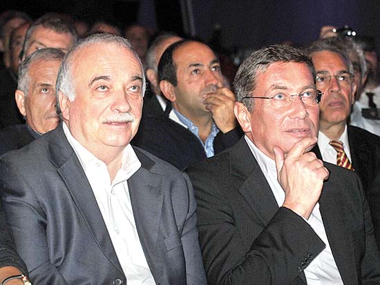 נוחי דנקנר, אליעזר פישמן, ועידת ישראל לעסקים דצמבר 2010