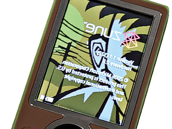 נגן zune צילום:יחצ