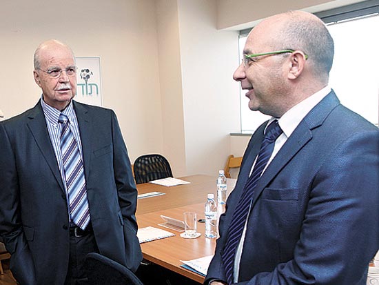 ארז בנוביץ, שלמה זיו, סיור הנשיא בעיר אלעד / צלם יחצ