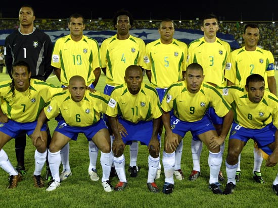נבחרת ברזיל בכדורגל 2003 / צלם: רויטרס