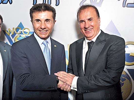 גבריאל מיכאלשווילי, ביצינה איוונהשווילי, מסיבת הולדת נכד למיכאלשווילי / צילום: יחצ גבריאל מיכאלשווילי, ביצינה איוונהשווילי, מסיבת הולדת נכד למיכאלשווילי / צילום: יחצ