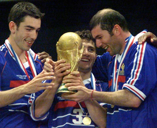 נבחרת צרפת זוכה במונדיאל 1998 / צלם: רויטרס