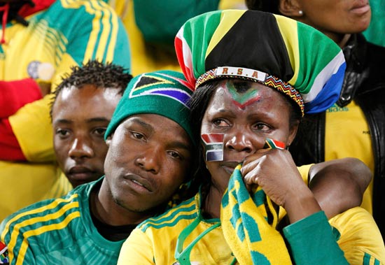 אוהדי נבחרת דרום אפריקה, מונדיאל 2010 / צלם: רויטרס