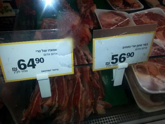 מחירי בשר/צילום: אילנית חיות