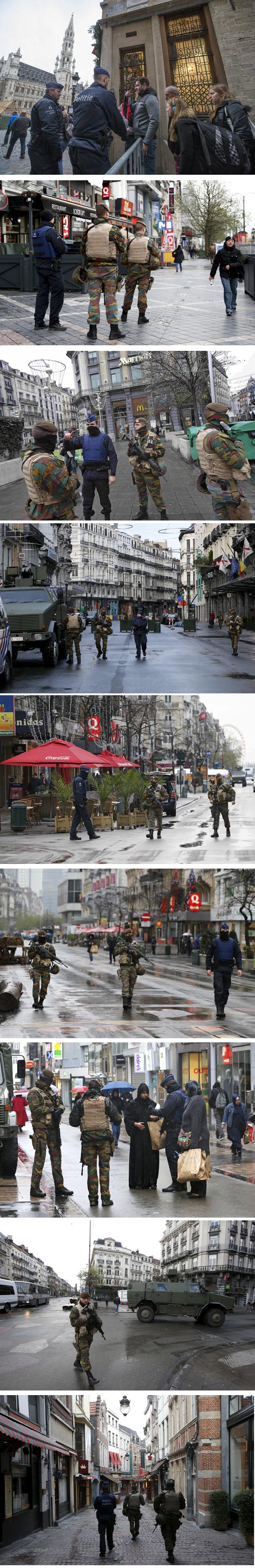 כוננות טרור בבריסל / צילום: רויטרס