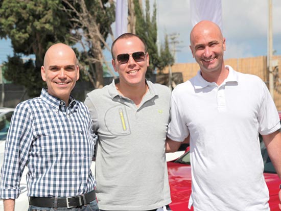 ברק כהן, אסף אזולאי, שחר שמ / צילום: יח"צ מרכז הטניס ברק כהן, אסף אזולאי, שחר שמ / צילום: יח"צ מרכז הטניס
