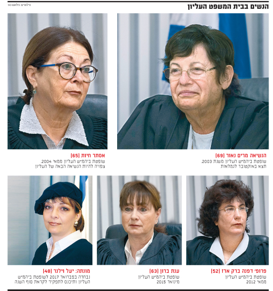הנשים בבית המשפט העליון