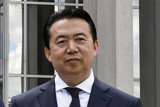 מנג הונגווי, נשיא האינטרפול שנעצר בסין / צילום:רויטרס Jeff-Pachoud Pool via