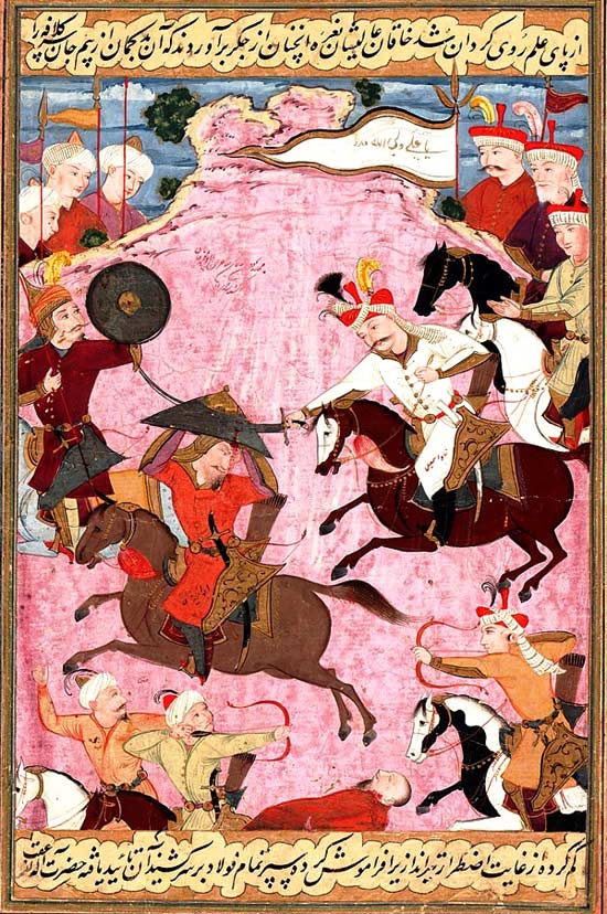 הציור "אסמאעיל יוצא למלחמת השם" / צילום: מתוך ויקיפדיה