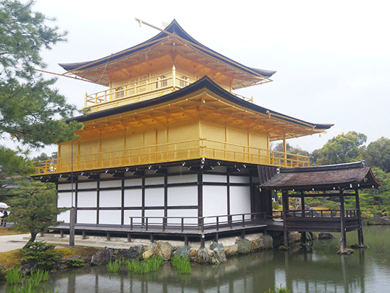 פאביליון הזהב בגן מקדש קינקאקו-ג'י, המוכר יותר בכינויו "מקדש הזהב" / צילום: אביבה גנצר
