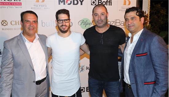 יקי כוזהינוף, ג'קי בן זקן, משה חוגג ומוטי כוזהינוף / צילום: רפי דלויה, יח"צ יקי כוזהינוף, ג'קי בן זקן, משה חוגג ומוטי כוזהינוף / צילום: רפי דלויה, יח"צ