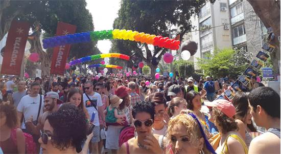 מצעד הגאווה בתל אביב היום / צילום: רוני זקן-גלילי