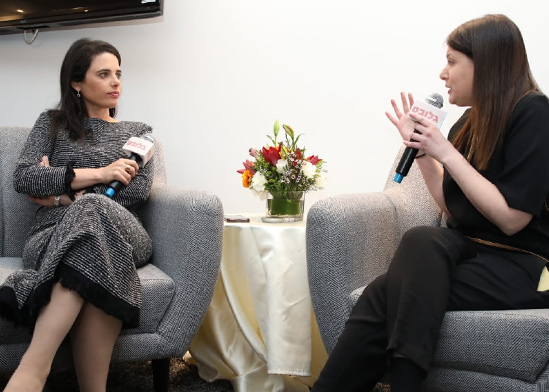 נעמה סיקולר בראיון עם איילת שקד, מצביעים כלכלה / צילום: כדיה לוי