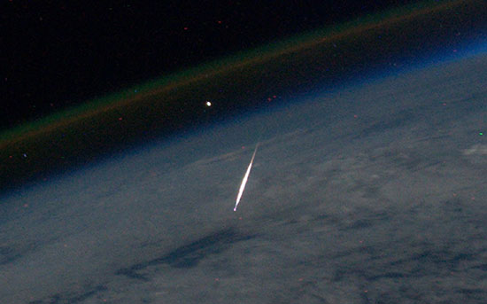 תמונה של פרסאיד שצולמה על ידי האסטרונאוט האמריקני רון גארן ב-13 באוגוסט 2011 / צילום: רון גארן
