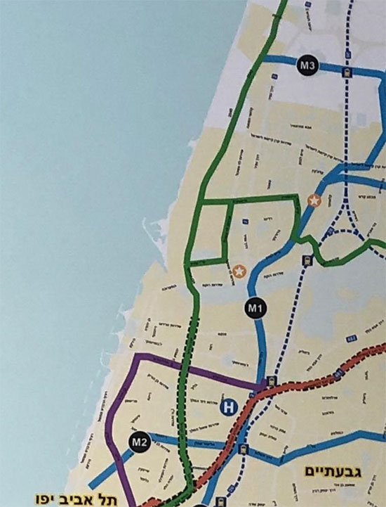 הקו הירוק מתווה המעקף / צילום: יח"צ הקו הירוק מתווה המעקף / צילום: יח"צ