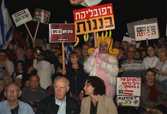 הפגנה נגד ראש הממשלה נתניהו / צילום: כדיה לוי 