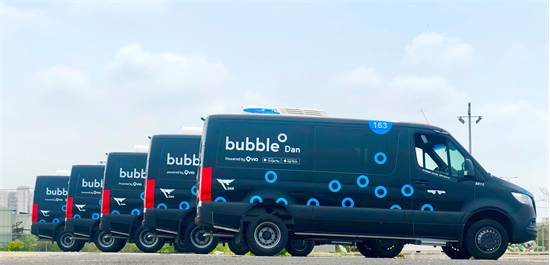מיניבוס Bubble של ויה וחברת דן / צילום: יח"צ מיניבוס Bubble של ויה וחברת דן / צילום: יח"צ