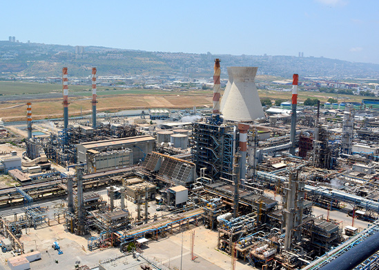 מפעלי מפרץ חיפה / צילום: גיל ארבל