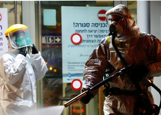 חיטוי נגד קורונה בישראל / צילום: Ariel Schalit, Associated Press