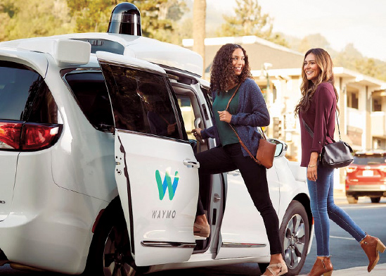 המונית הרובוטית של Waymo , חברת בת של גוגל / צילום: יח"צ המונית הרובוטית של Waymo , חברת בת של גוגל / צילום: יח"צ