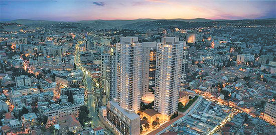 פרויקט "בסר במחנה יהודה". 308 דירות ב־30 קומות / צילום: ב.ס.ר, יח"צ פרויקט "בסר במחנה יהודה". 308 דירות ב־30 קומות / צילום: ב.ס.ר, יח"צ