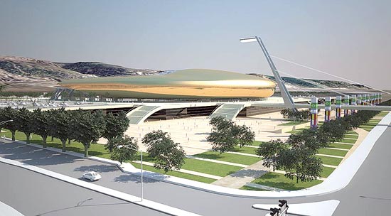 פרויקט אצטדיון הכדורגל קריית אליעזר / צלם: מנספלד קהת אדריכלים