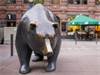 פסל הדוב המוצב מחוץ לבורסה לניירות ערך בפרנקפורט, גרמניה / צילום:  Gary Yim, שאטרסטוק