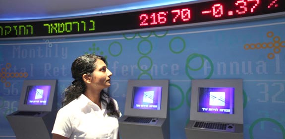 בורסת תל אביב / צלם: בלומברג