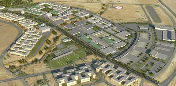 הדמית עיר הבה``דים  עיר הבהדים הצבאית בנגב / צלם משהב``ט