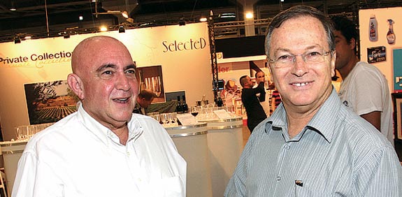 דודי ויסמן, ישראל איבצן, כנס מגה לקמעונות / צילום: תמר מצפי