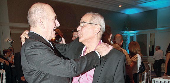 דן חלוץ, אהוד אולמרט, פתיחת הוועידה לשיתוף פעולה אזורי / צילום: רוני שיצר