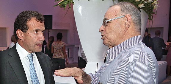 איתן רף, פויו זבלודוביץ', השקת "טמרס טלקום" / צילום: קובי וולף
