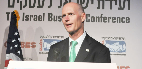 ריק סקוט מושל פלורידה / צלם:  תמר מצפי