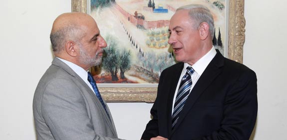 שלמה מעוז בנימין נתניהו / צילום: מרק ישראל סלם גרוזלם פוסט-פול