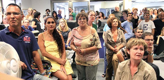 עובדי מעריב / צילום: אלי דסה