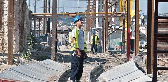 חציבת המנהרה של קו הרכבת המהיר לירושלים / צילום: רפי קוץ