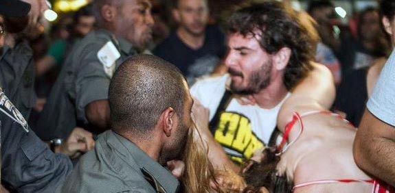 מהומות הפגנה בתל אביב / צלם: מתוך פייסבוק