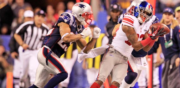 ניו יורק ג'איינטס מול ניו אינגלנד פטריוטס, NFL, פוטבול / צלם: רויטרס