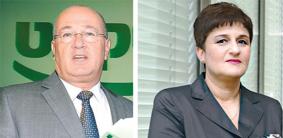 סמדר ברבר צדיק וראובן שפיגל / צילום: תמר מצפי 