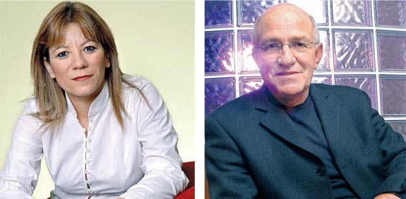 יוחנן צנגן ונורית דאבוש  / צילום: איל יצהר 