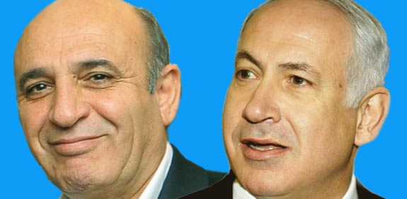 בנימין נתניהו שאול מופז / צילום: תמר מצפי איל יצהר