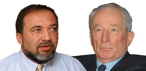 יהודה ויינשטיין אביגדור ליברמן / צילום: איל יצהר