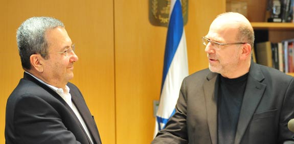 אהוד ברק, ירון דקל / צלם: אלון בסון- משרד הביטחון