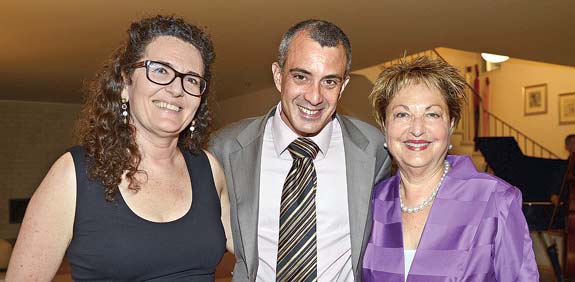 רעיה שטראוס בן דרור, דני חדד, מיכאל צברי, הוועידה השנתית לניהול עושר / צילום: תמר מצפי