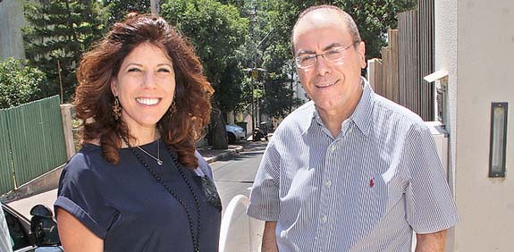 סילבן וג'ודי שלום, יום ההולדת של מת'יו גולד / צילום: יוסי כהן
