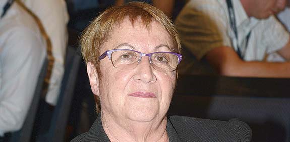 אסתר לבנון, טקס הסיום של תכנית המנהיגות העסקית הצעירה של "תגלית" / צילום: תמר מצפי